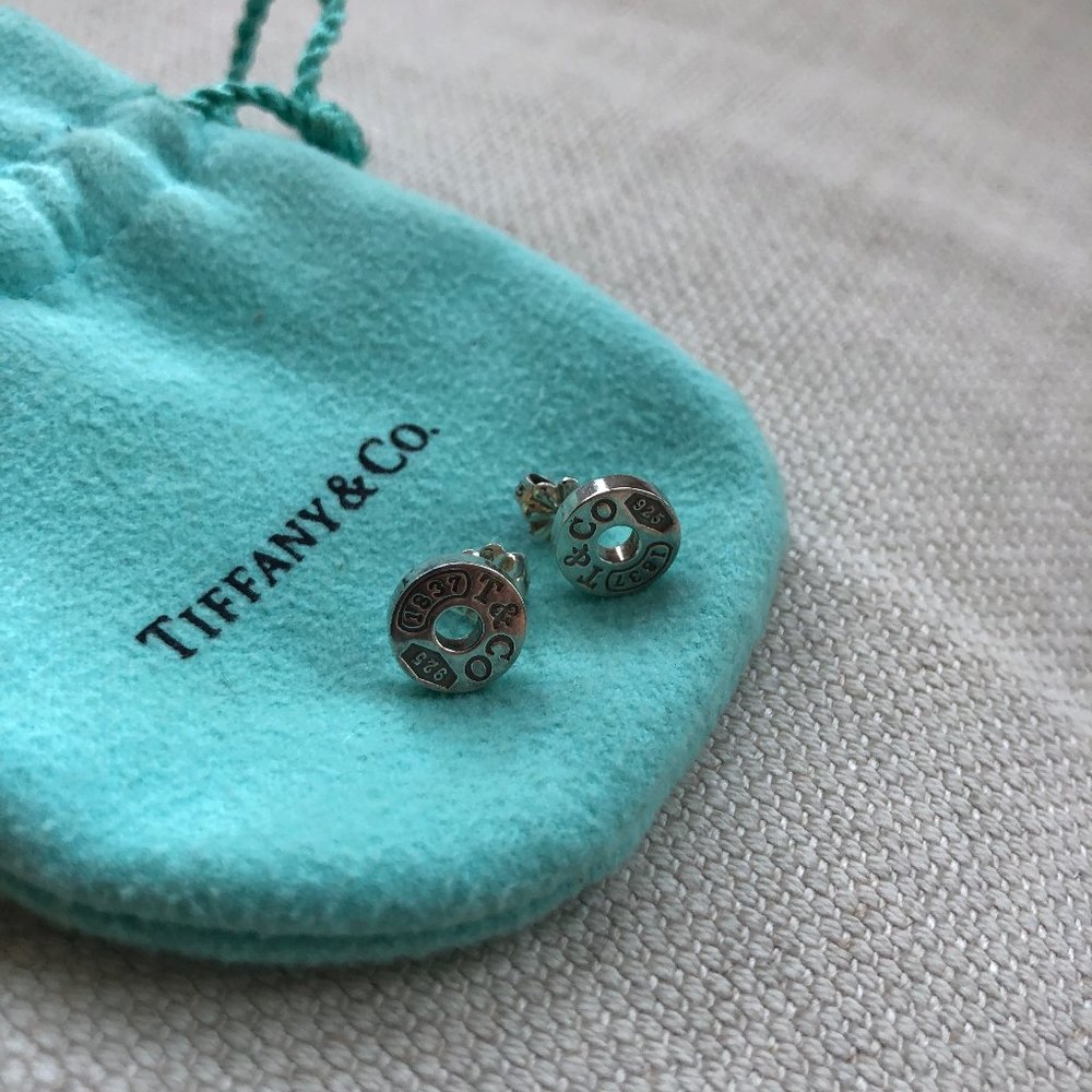 Tiffany & Co 1837 circle earrings